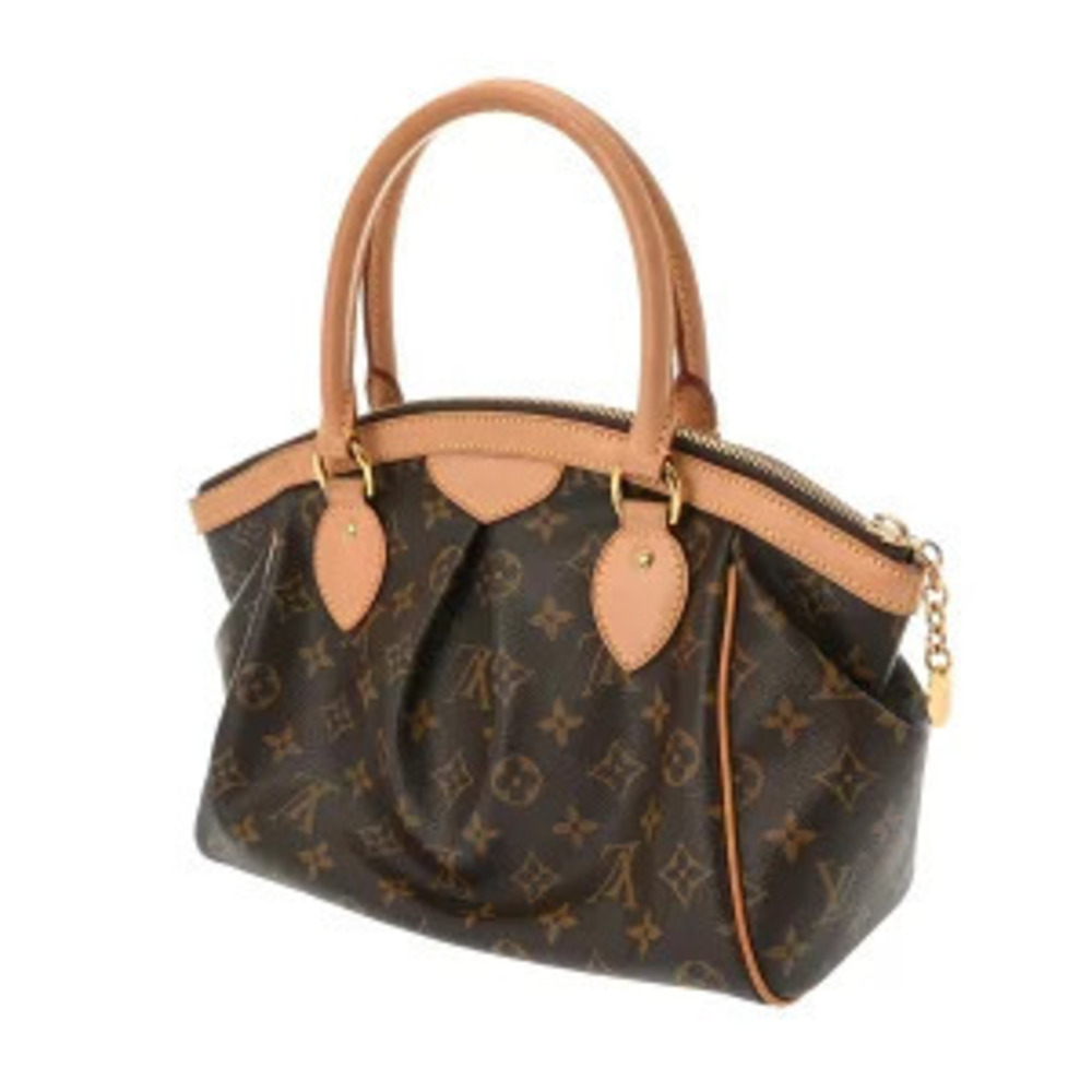Louis Vuitton Monogram Handbag Tivoli Canvas Brown